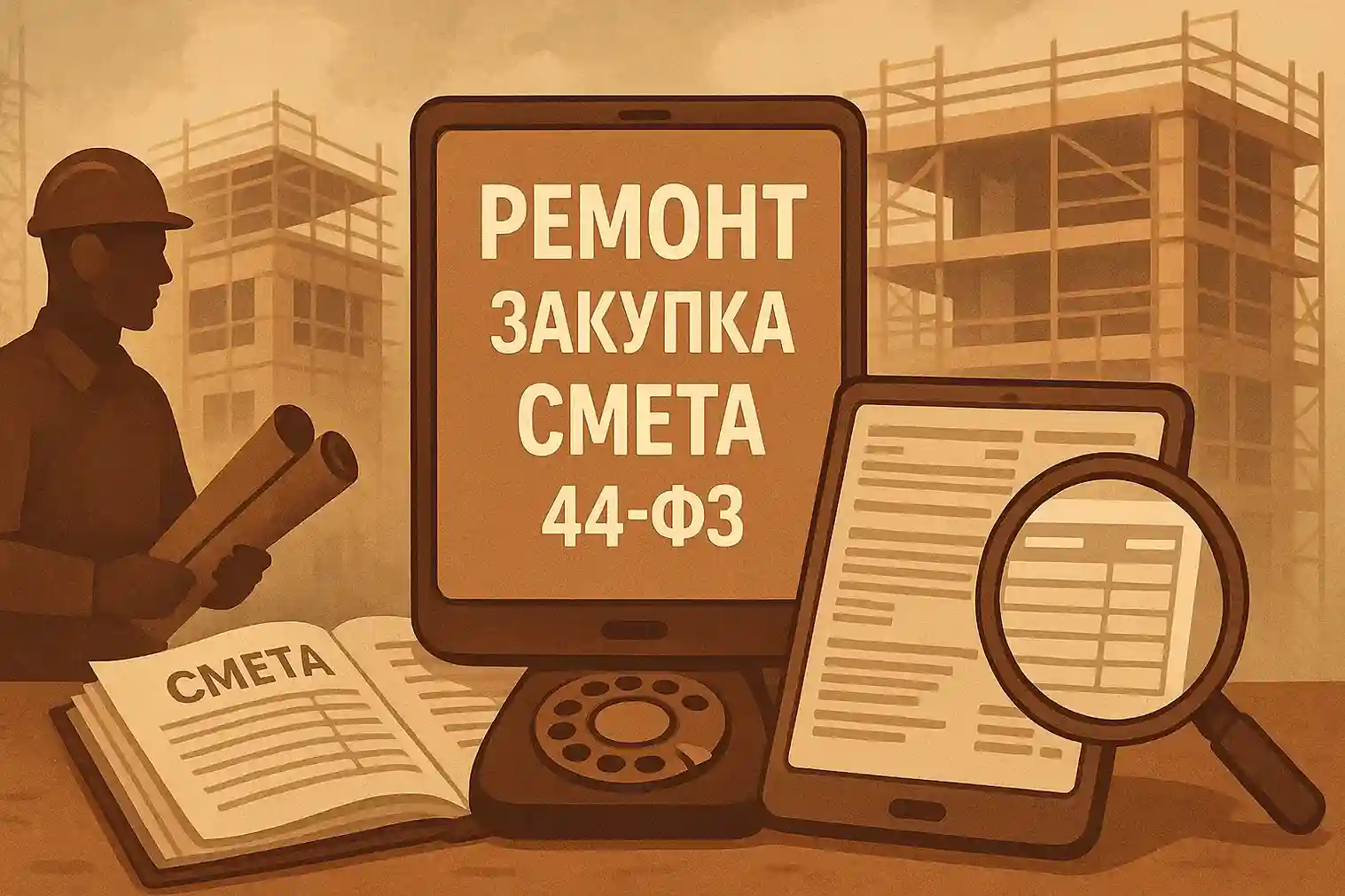 Расчет НМЦ при капитальном ремонте (Закон № 44-ФЗ)