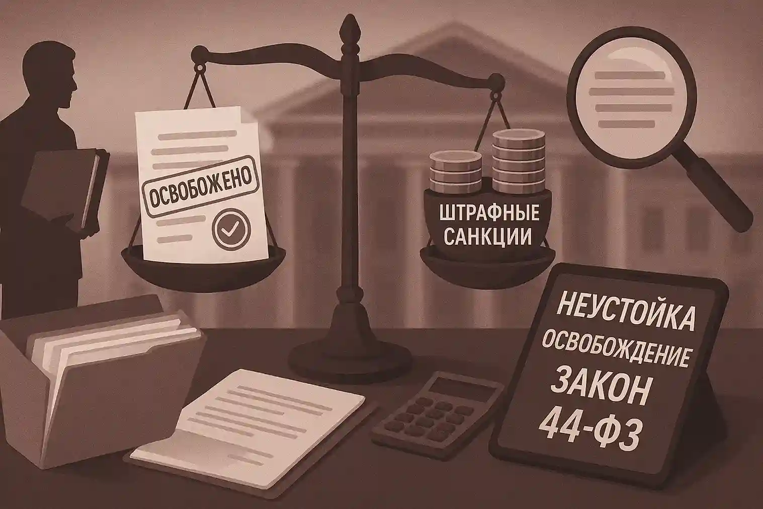 Освобождение от неустойки по Закону № 44-ФЗ