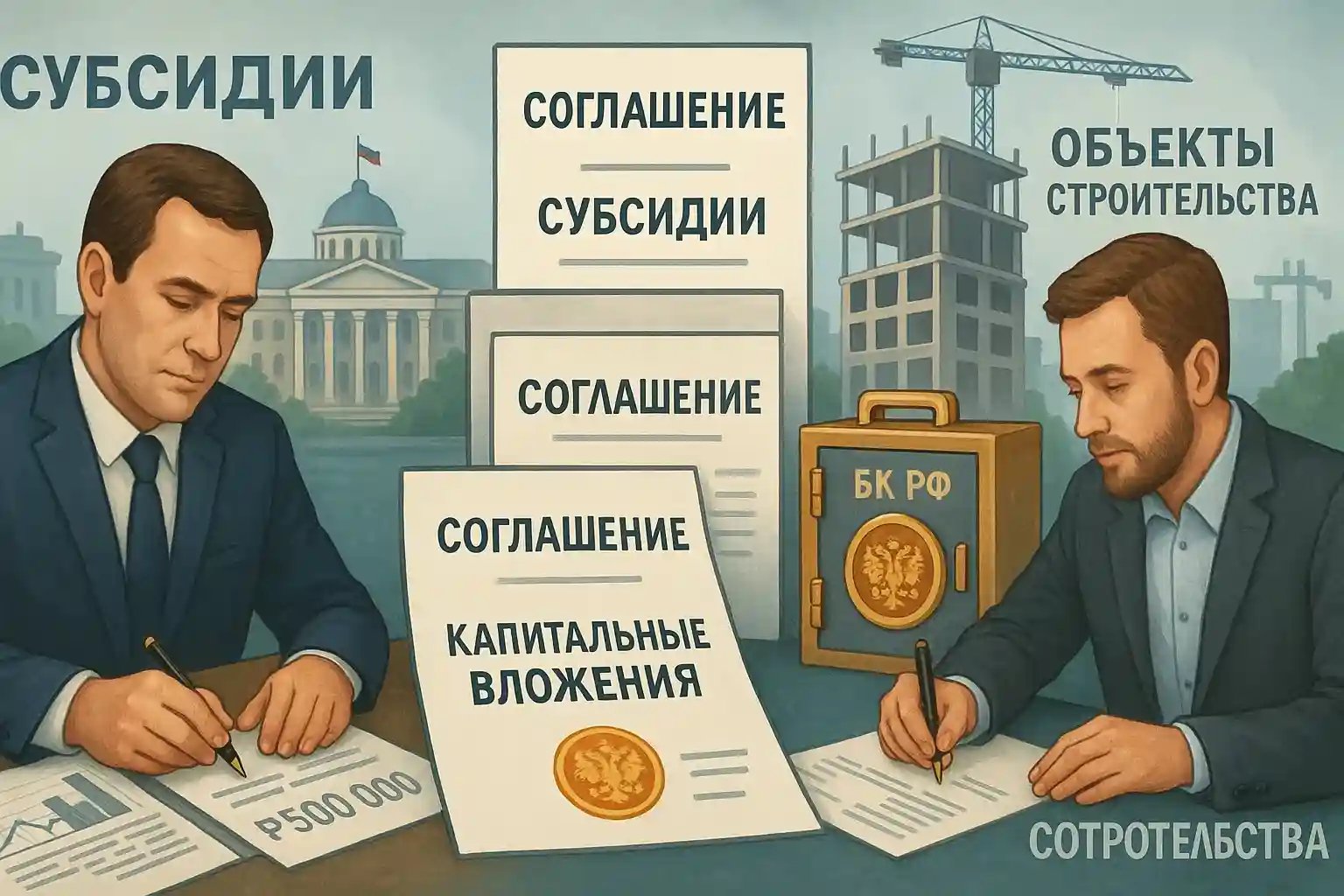 Предоставление субсидий на осуществление капитальных вложений