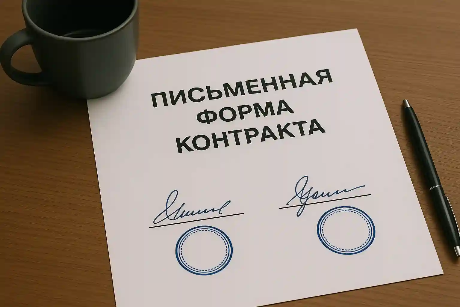 Простая письменная форма контракта по Закону № 44-ФЗ. Какие последствия?