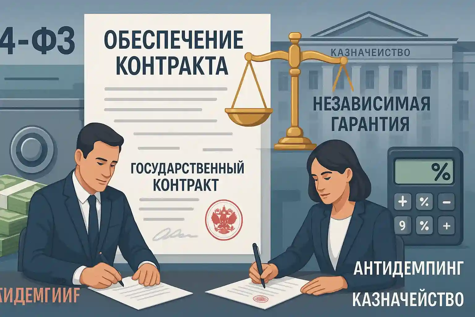 Размер обеспечения исполнения контракта по 44-ФЗ: требования и нюансы