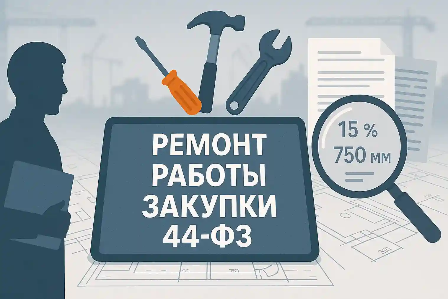 Закупки текущего ремонта по Закону № 44-ФЗ