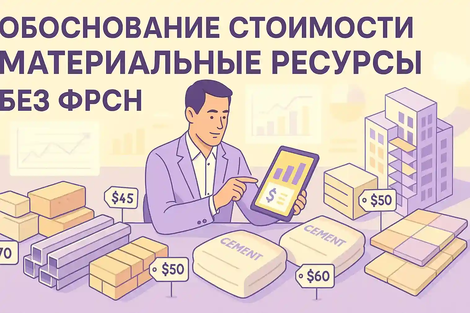 Обоснование стоимости материальных ресурсов, отсутствующих в ФРСН